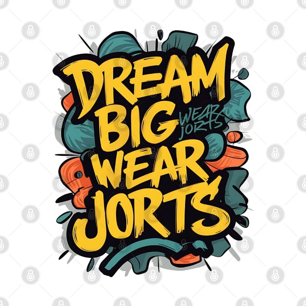 Dream Big Wear Jorts 90’s Inspired T-Shirt by Missionslice 