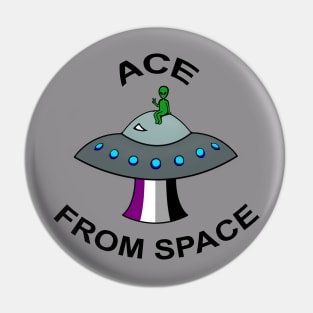 Ace From Space Alien Pin