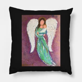 Angel and Child Pillow