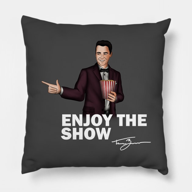 Tanner Zipchen - Enjoy Pillow by thouless_art