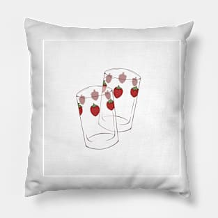 Nana's straberry glasses Pillow