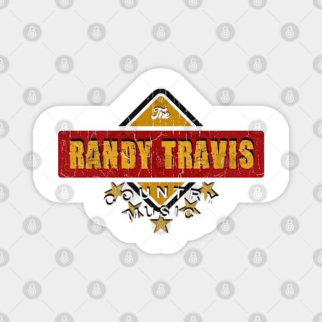 Randy Travis - Country Music Magnet by Kokogemedia Apparelshop
