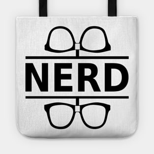 Nerd (black) Tote