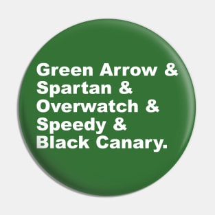 Team Arrow - Season 4 Pin