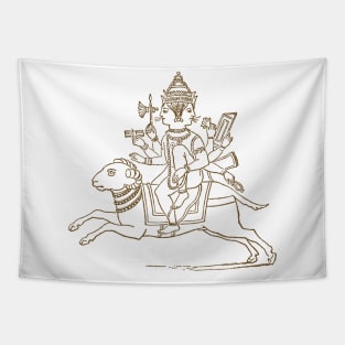 Agni Indian Deity - God Tapestry