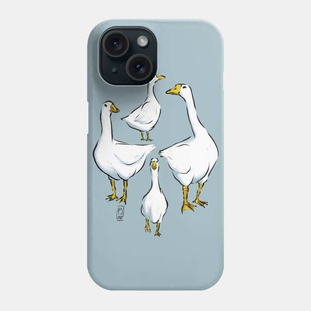 Geese Phone Case by Magpie