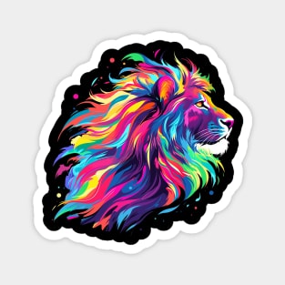 colorful lion Magnet