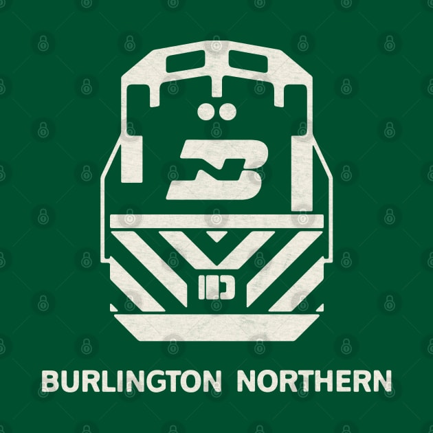 Burlington Northern Train Engine by Turboglyde