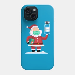 Shanta Claus with COVID 19 VACCINE Phone Case