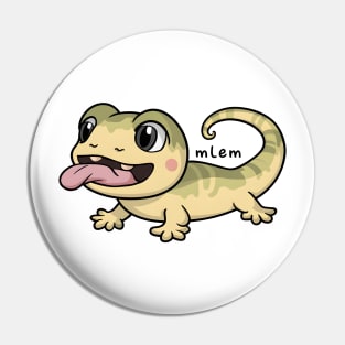 Cute Geko Mlem Pin