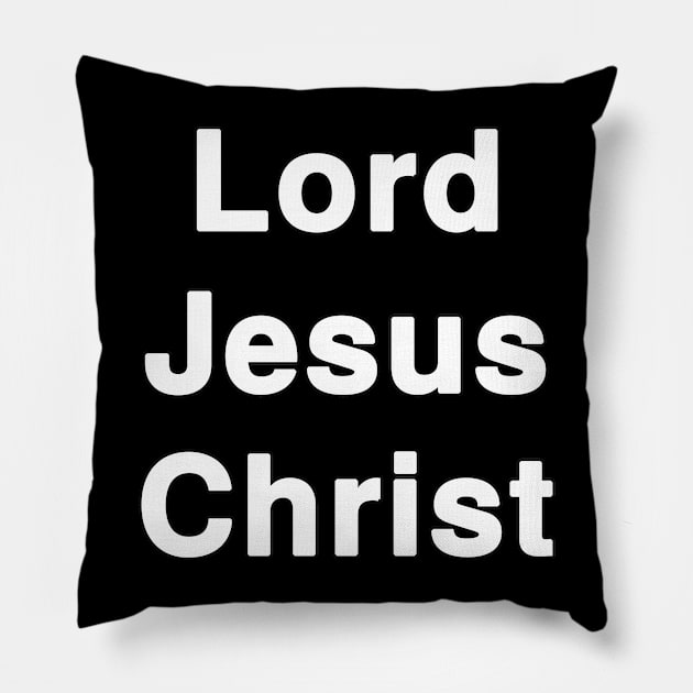 Acts 16:31  KJV Bible Verse Typography Pillow by Holy Bible Verses