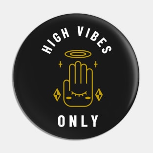 High vibes yoga lover Pin