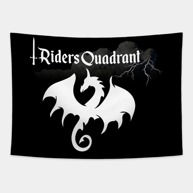 Riders Quadrant Tapestry by thenewkidprints