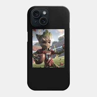 Groot Vs Atlanta Braves Marvel Match Phone Case