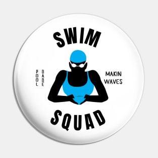 Women Breaststroke Swim Squad Girls Swimming Gift Pin