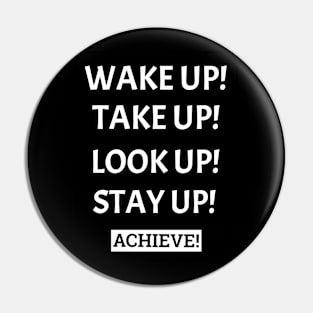 Having an Achievement Attitude Pin