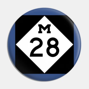 M28 Michigan Highway Pin