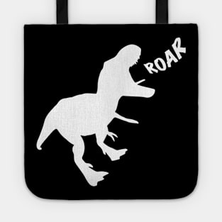 T-Rex, in white Tote