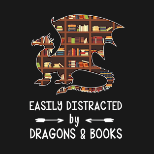 Dragons Books T-Shirt