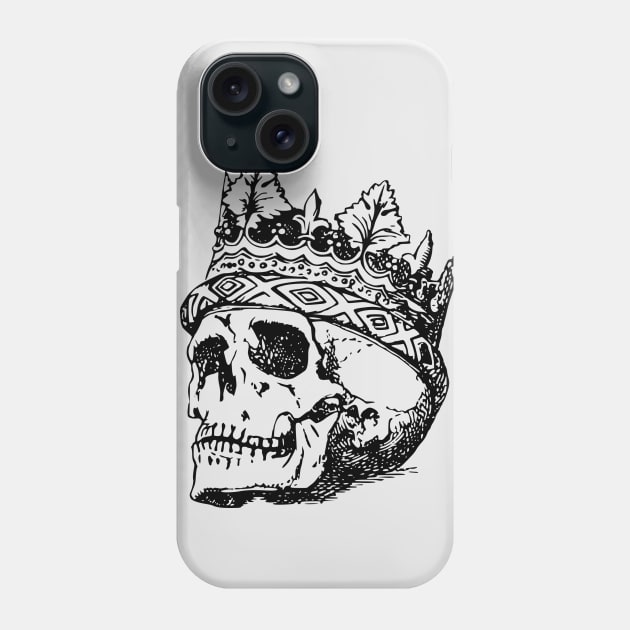 The King's Skull Phone Case by ArtsyyFinds