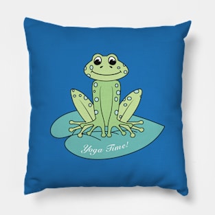 Frog yoga Pillow