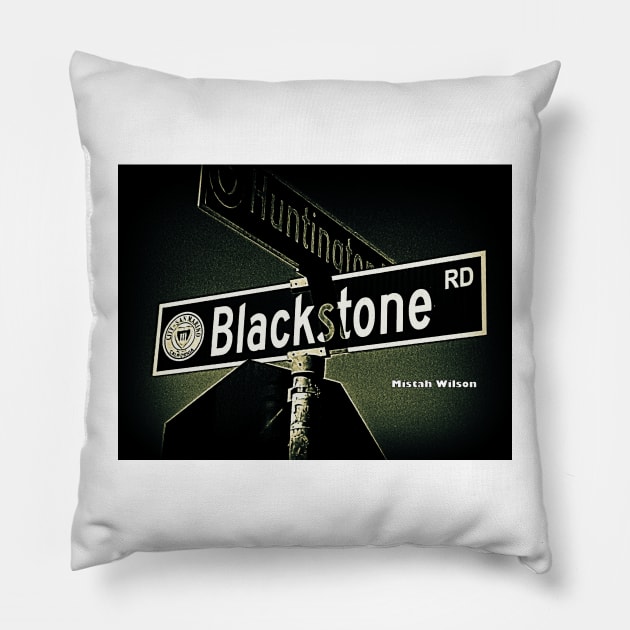 Blackstone Road, San Marino, CA by Mistah Wilson Pillow by MistahWilson