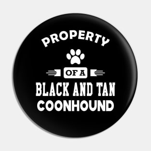 Black and tan coonhound dog - Property of a black and tan coonhound Pin