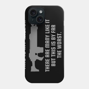 "This Is My Lasgun" Astra Militarum Print Phone Case