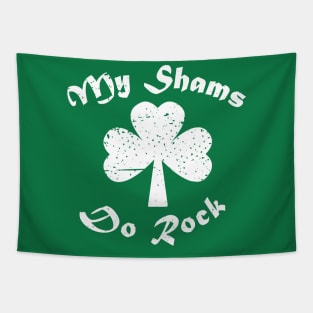 Funny Shamrock Art Tapestry