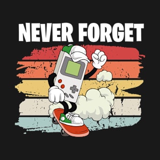 Retro Never Forget 80s 90s Throwback Vintage T-Shirt