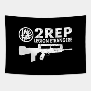 2 REP Foreign Legion (distressed) Tapestry