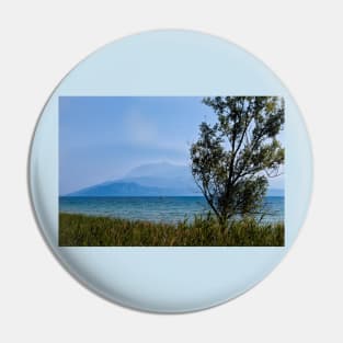 Lake Garda in blue and green Pin