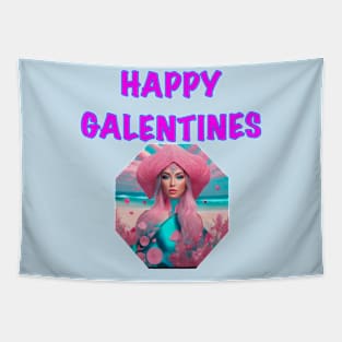 Model galentine day Tapestry