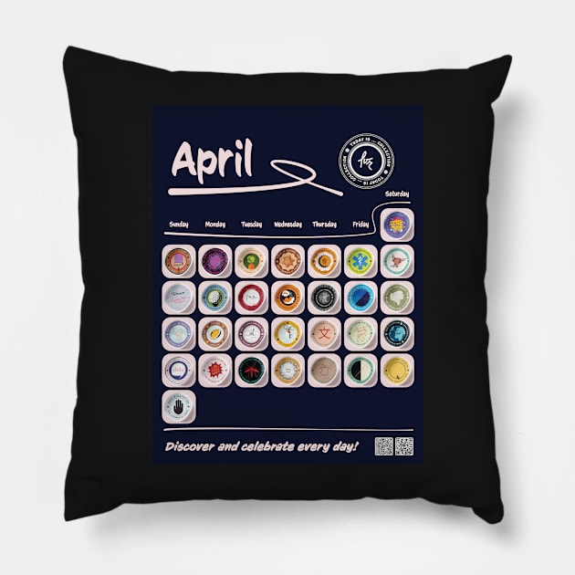 Today is Collection - April Edition Pillow by lvrdesign