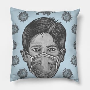 corona virus Pillow