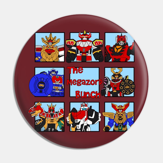 Megazord Bunch Pin by SimplePeteDoodles