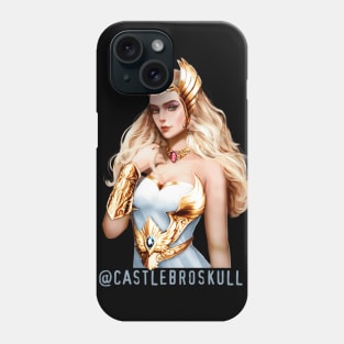She-Ra with Broskull Necklace Character Art with Tag V.2 Phone Case