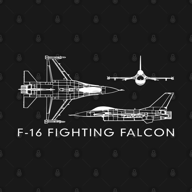 F-16 Fighting Falcon Fighter Jet Plane by Battlefields