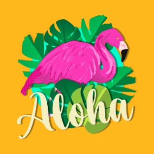 Flamingo Aloha T-Shirt