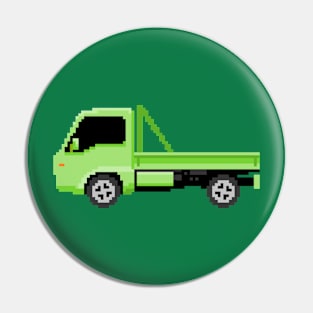 Kei Truck Pixelart Pin