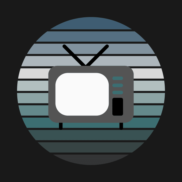 Sunset Retro TV by WearablePSA