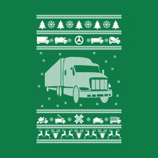 Truck Driver Ugly Christmas Sweater T-Shirt