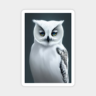 White owl design Magnet