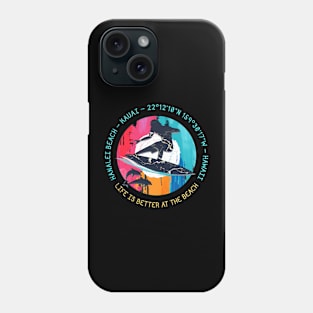 Hanalei Beach, Kauai, Hawaii Phone Case