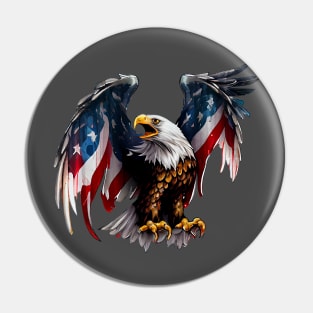 American Eagle Design Pin