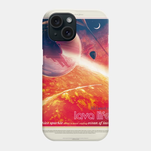 Lava Life NASA Artwork Phone Case by GEEKNESS