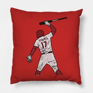 Rhys Hoskins Bat Slam Pillow