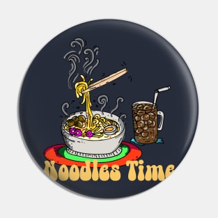 Delicious Noodle and Iced Tea Pin