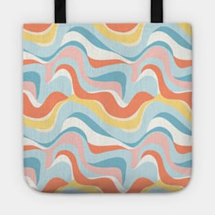 Autumn Nostalgia: Retro Pastel Doodle Delight Tote