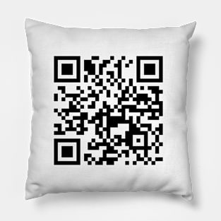 trump dancing qr code Pillow